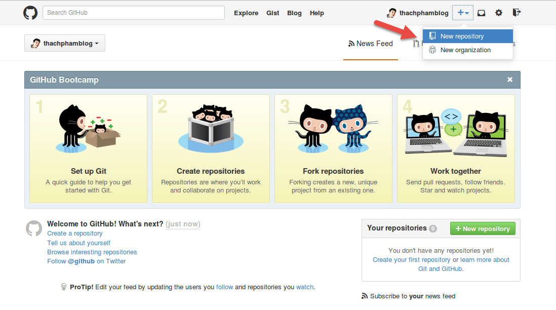 github-create-repository
